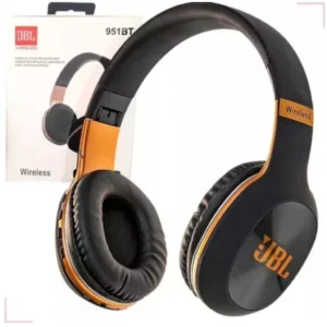 Fone de Ouvido Headphone Bluetooth 951 BT MP3 Cartão SD Cor Preto